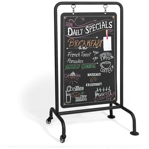 Ilyapa Metal Double Sided Chalkboard Cover