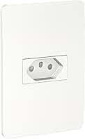 Conjunto Tomada Br 2P+T 20A 250V Pl/Br S71303104, Schneider Electric, Branco
