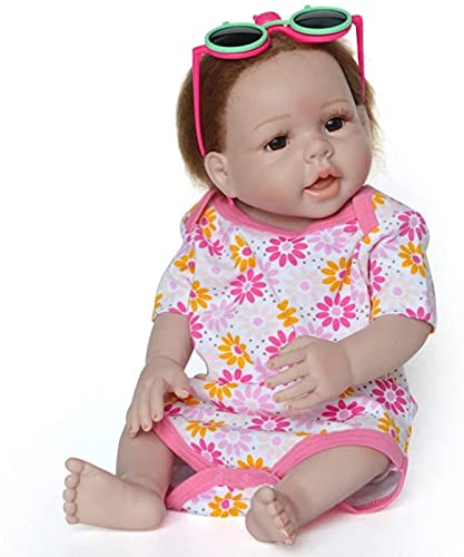 MWKL Reborn Baby Dolls,Ernährende Puppen,50-55cm Vollsilikon Babypuppe Simulation Rebirth Doll
