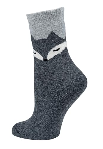 Image of Shag Wear Women's Novelty Angora Socks, Cute Animal Casual Cozy Soft and Warm, 3 Pack