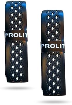 PROLITE No-Sweat Diamond Grip 2-Pack | White Underlay for Pickleball Paddles, Racquetball, Squash, Platform Tennis, Badminton and More