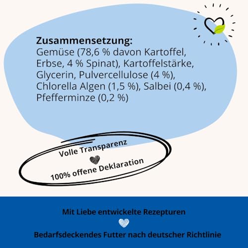 BugBell Softe Knabbersticks für Hunde 60g, Knochen & Gelenke, Fettreduziert & Pflanzlich, zur Unterstützung der Mobilität, Yuccawurzel, Kurkuma