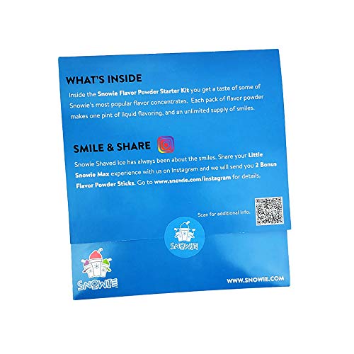 Snowie - Original Shaved Ice Flavor Syrup Powders 6 Pint Pack - Shave #TOP2