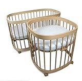 tweeto® Cuna para bebé 10 en 1, juego completo, multifunci