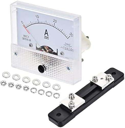 Compteur de courant analogique CC évite les pannes de batterie avec shunt 15A