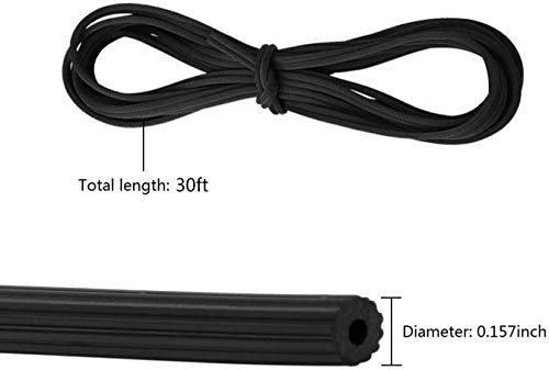 Screen Repair Kit For Windows Or Doors Adjustable Fiberglass Screens With Rolling Tool, Screen Retainer Spline And Sliding Door Cleaning Brush (59" X 100", Black) #TOP4