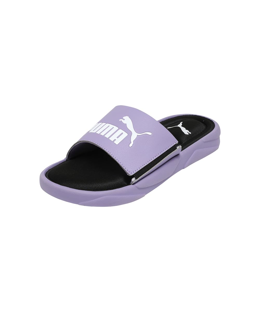 puma | Royalcat Memory Foam Women's Slides | Lilac Frost-White | 7UK-picture-13