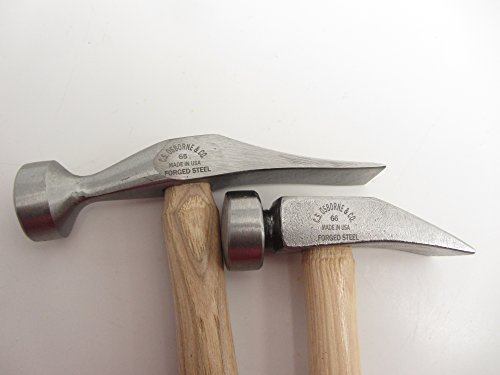 C.S. Osborne 65 & 66 Cobblers Leather Working Shoe Repair Hammers - Made in The USA