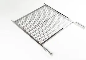 Grelha Moeda Inox Com Reforço No Meio 47x50 Churrasco Top
