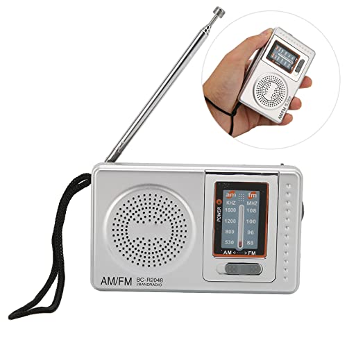 Radio portátil Yoidesu AM FM de bolsillo con altavoz miniatura 5