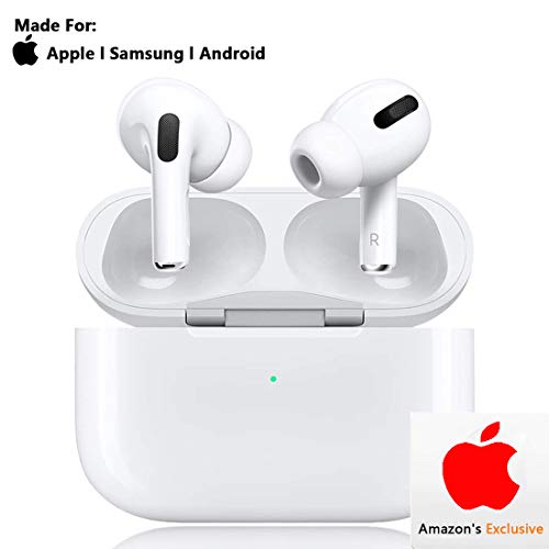 Auriculares Bluetooth 5.0, Toque Inteligente Auriculares inalámbricos, Auriculares Deportivos Impermeables IPX7, Auriculares estéreo 3D-HiFi, para Airpods Pro/Android/iPhone/Apple