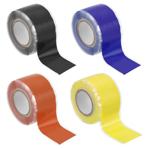 Bande auto-fusionnante silicone (lot de 4) 2,5cm x 3m ruban antidérapant poignée gym