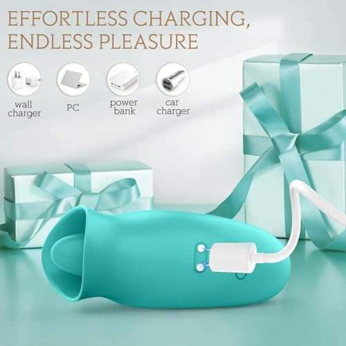 MIDU バイブ ローター 舐めるバイブ 乳首 クリ責め 吸うやつ 吸引 バイブレーター【 9種舌振動モード+9種舌舐めモード+高速舐める 】上下にペロペロ舐め クリ 乳首攻め 開発 潮吹き 強力 イボイボ 人気 潮吹きデンマ ちくび 静音 アダルトグッズ 潮吹き 防水 大人のおもちゃ 男女兼用バイブレーター 収納袋付き(グリーン) - 画像6