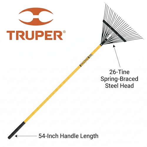 Rastrillo profesional Truper Tru Pro 26 dientes 54 pulg mango fibra miniatura 2