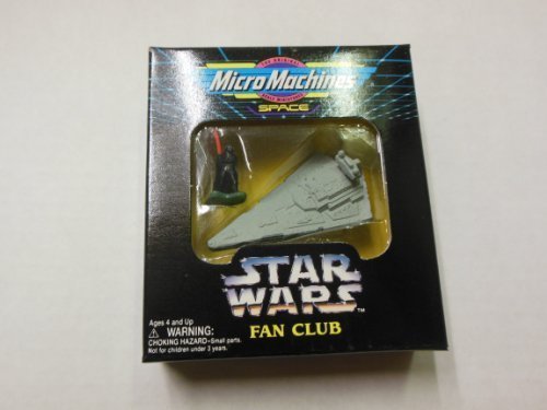Star Wars Fan Club Micro Machines Space Darth Vader and Imperial Star Destroyer, Special Limited Edition #48941 by Galoob Toys