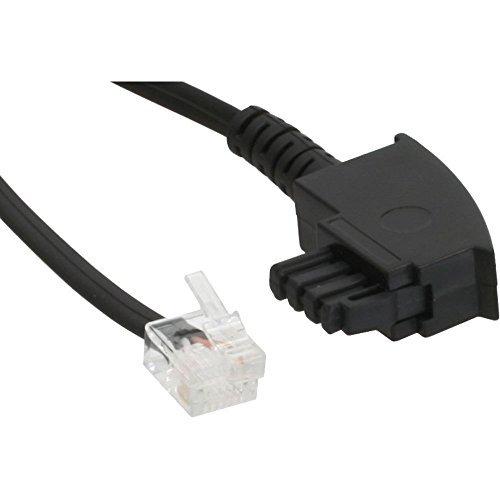 InLine 18602 TAE-F kabel voor DSL splitter, TAE-F stekker naar Western 6/2 DEC stekker, 2m