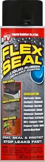 Satin Black Rubber Spray Sealant 14 oz. - Case of 6