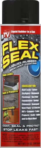Flex Seal Satin Black Rubber Spray Sealant 14 oz. - Case of 6