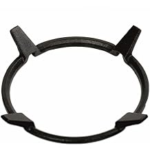 EatingBiting Universal Gas Stove Cast Iron Wok Trivet Support Ring Cooktop Range Non Slip Black Cast Iron Stove Trivets for Kitchen Wok Support Ring Cooktop Range Pan Holder Stand Stove Rack