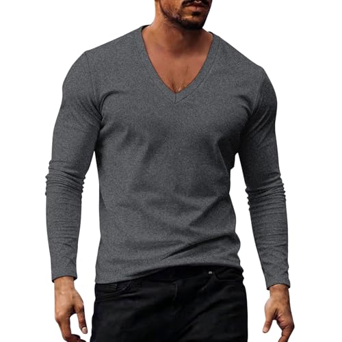 Men's Compression Shirts Soft Stretch Muscle Fit Gym Bodybuilding Shirt