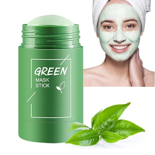 1 Pack Green Stick Mask,Green Tea Mask Stick,para Limpieza Profunda Poros, eliminación de puntos negros para todo tipo de piel, Para Todo Tipo de Piel