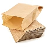PACKRA - Papiertüten Braun, Geschenktüten aus Papier, Brottüten, Kleine Tüten für...