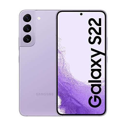 Samsung Galaxy S22, Téléphone Mobile 5G 128Go Lavande, Carte SIM Non Incluse, Smartphone Android, Version FR