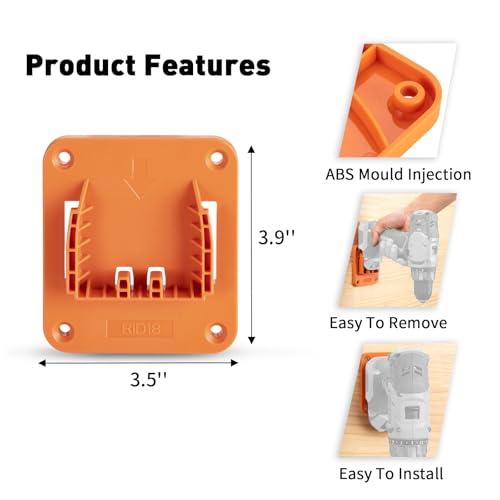 Support pour rangement outils Ridgid 18V idéal dans le camion d'artisan - 3