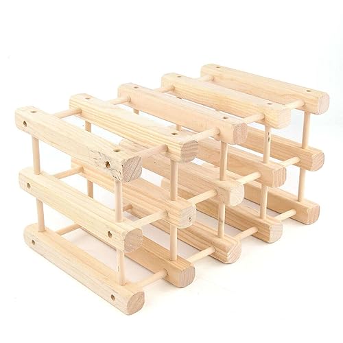 Attorner Wine Rack Table Wine Racks Countertop Wooden 20 Bottle Holder Shelf Cet Wine rack Wine racks Wine cet Wine storage Wine rack cet Liquor rack