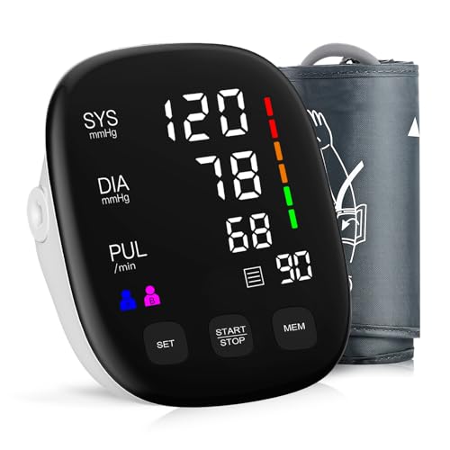Sdunw U81RH Blood Pressure Machine, Automatic Blood Pressure Monitor Upper Arm Blood Pressure Monitors For Home Use With Blood Pressure Cuff Adjustable Large Led Screen Bp Monitor 8.7-16.5 Inches Cuff cover