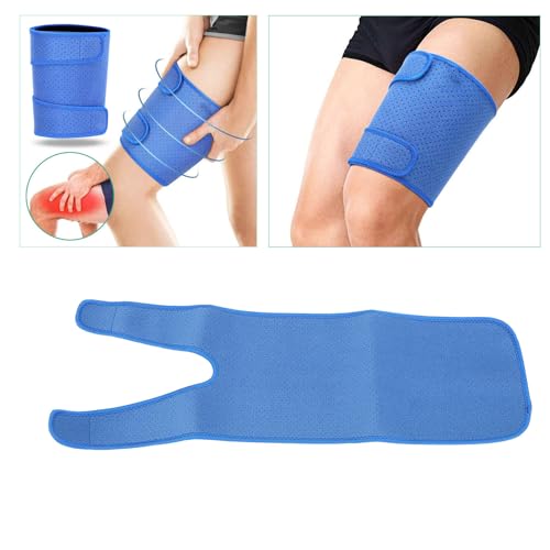 Muslera Compresora Ajustable De Neopreno Azul miniatura 7