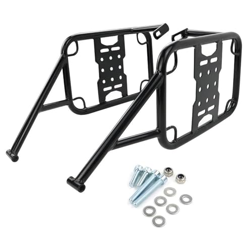 Soportes de portaequipajes laterales para Suzuki DRZ400S y DRZ400SM de acero negro