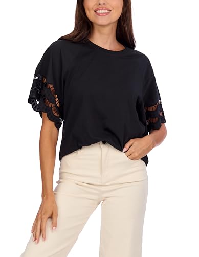 T-shirt décontracté femme Levy ample pour masquer les complexes - 2