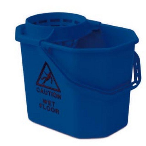 Euromop - Secchio + Strizzatore Mop, Plastica, Blu