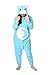 Katara 1744 - Glücksbärchi Onesie Kostüm, Schläfchen-Bärchi, Party, Karnevals-Kostüm, Verkleidung zum Fasching, Schlafanzug, Hausanzug, Jogginganzug, Cosplay, Tierkostüm Blau