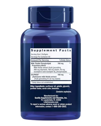 Life Extension 01925 Advanced Milk Thistle thumb #1