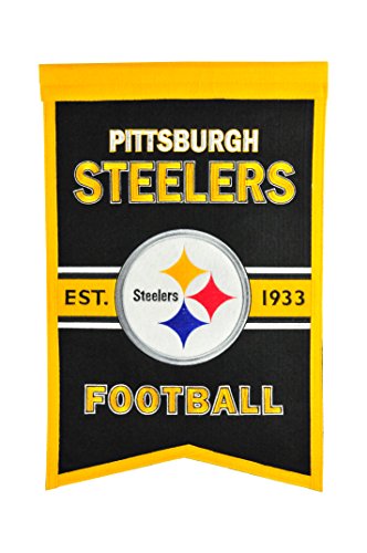 Winning Streak Sports NFL Pittsburgh Steelers Franchise Banner - Wall Decor for Sports Fans