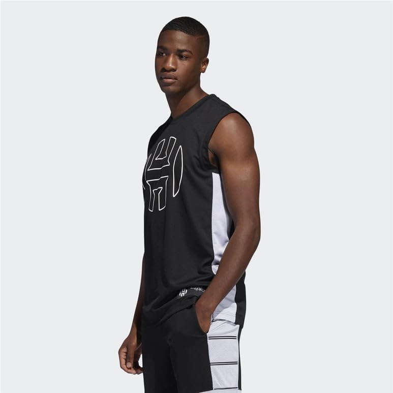 Adidas Men's Basketball Harden Jersey L Black