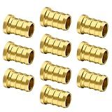 10pcs 1/2' PEX Barb Plug End Cap, Brass PEX Barb Plug End Cap Pipe Fitting