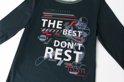 CYCHELRY Little Big Boys Pajamas Green Gamer Long Sleeve and Pants Soft Nighty PJS 2PCS Sleepwear Set Size 6-163