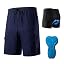 With Padded Undershorts-navy
