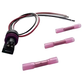 ICP EBP 3 Way Wiring Harness Connector Pigtail for Ford F250 F350 F450 F550 6.0L 7.3L Diesel Powerstroke Replace#5C3Z12224A 904-222