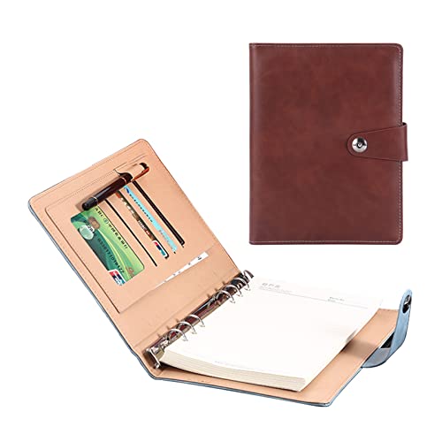 Portfolio A5 en cuir PU pour réunions et organisation d'affaires