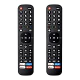 【Pack of 2】 New Universal IR Remote for Hisense-TV Remote, 2 Piece Replacement Control EN2A27 for Hisense-Smart-TV-Remote