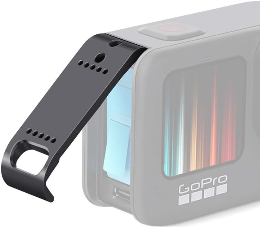 Careflection Premium ABS Battery Door Cap Cooling Side Cover with Opening for USB and Charging Compatible for GoPro Hero 12 11 10 9 Black (B0CJ9W9CXJ) Amazon Price History, Amazon Price Tracker