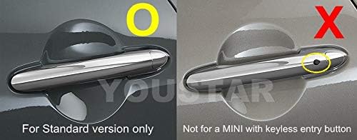 Miniatura 2 de UNICUS Direct Fit - Tapón de gasolina y manijas de puerta con acceso cómodo (sin botón) compatible con MINI Cooper SD F56 14 en F57 15 en (negro