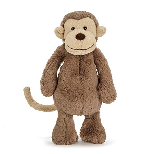 Jellycat If I Were A Monkey Board Book And Bashful Monkey Stuffed Animal, Medium 12 Inches #TOP5