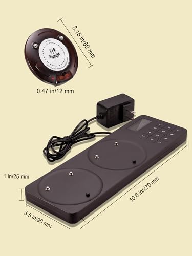 YYCalling 20PCS Restaurant Pager System, Vibration Beep Flash Reminder for Fast Food Shop Cafe Dessert Store Bakery Tea House Food Truck Use - Thumbnail 7
