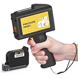 EzyHand Handheld Inkjet Printer 0.5 Inches Print Height Weighs Only 390g for Batch Code...