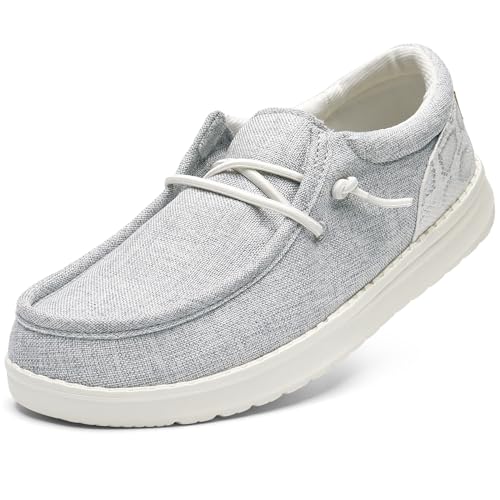 STQ Women's Slip on Loafers丨Orthopedic Comfotable Ultralight Boat Casual Shoes with Arth Support